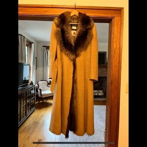 Camel Fur Coat